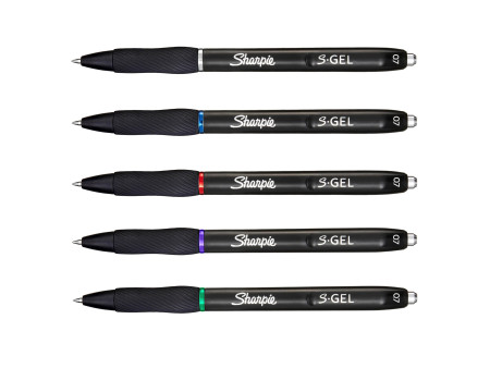 Sharpie Stylo roller à encre gel S-GEL, blister, assorti