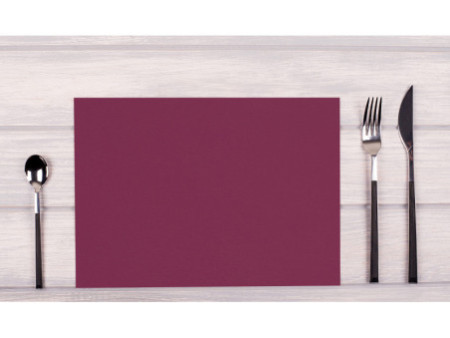 PROnappe Set de table jetable Spunbond, 400x300 mm, bordeaux