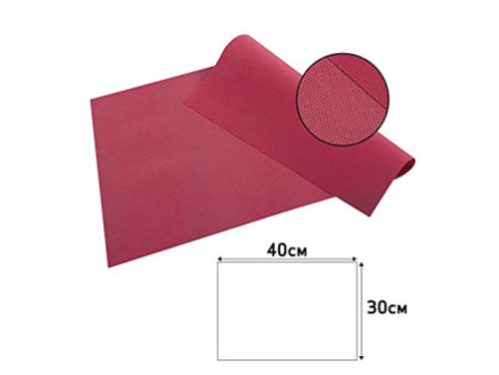 PROnappe Set de table jetable Spunbond, 400x300 mm, bordeaux
