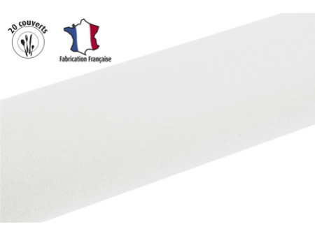PROnappe Nappe jetable Airlaid, (l)1,2 x (L)6 m, blanc