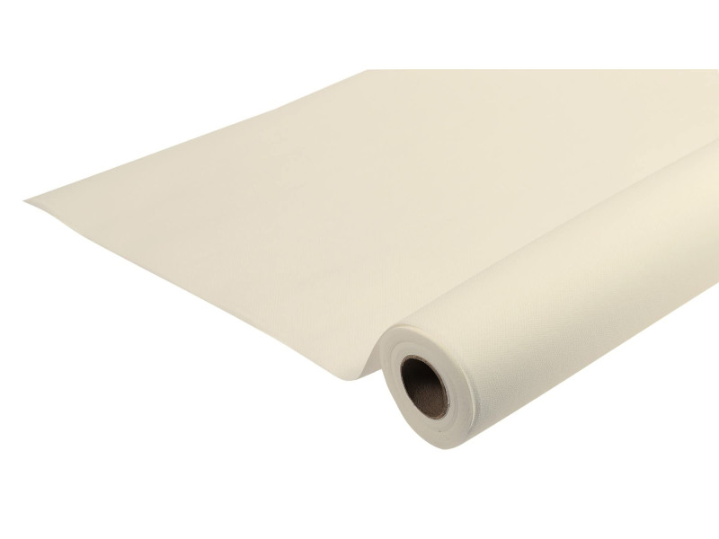 PROnappe Nappe jetable Airlaid, (l)1,2 x (L)6 m, ivoire