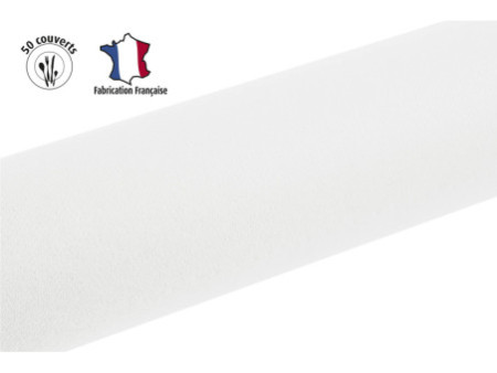 PROnappe Nappe jetable Airlaid, (l)1,2 x (L)15 m, blanc