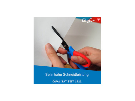 Läufer Ciseaux ergonomiques, longueur: 150 mm, bleu
