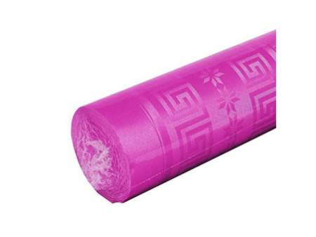 PROnappe Nappe en papier damassé, (l)1,18 x (L)6 m, ivoire