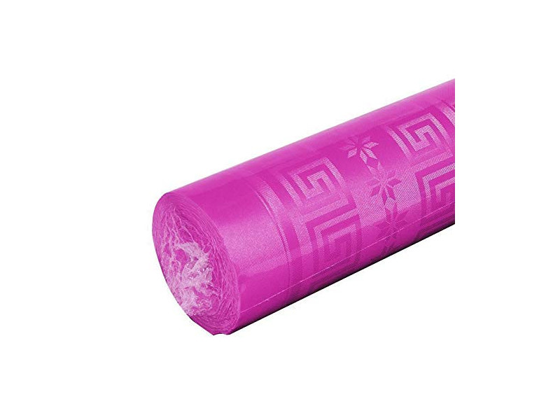 PROnappe Nappe en papier damassé, (l)1,18 x (L)6 m, ivoire