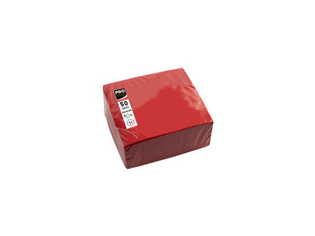 PROnappe Serviette cocktail, 200 x 200 mm, rouge
