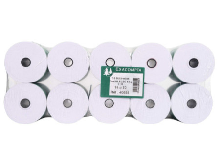 EXACOMPTA Bobine pour caisses, 70 mm x 40 m x 12 mm