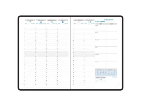 EXACOMPTA Agenda de bureau Horizons 20 Visuel, 2026, assorti
