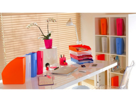 EXACOMPTA Porte-revues THE MAGAZINE, A4+, rouge carmin