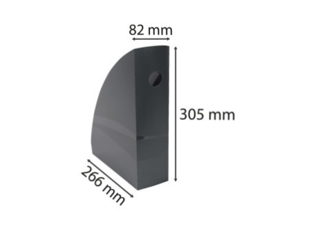 EXACOMPTA Porte-revues MAG-CUBE, A4+, gris souris