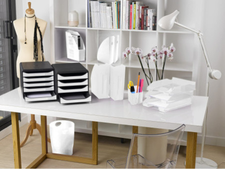 EXACOMPTA Porte-revues MAG-CUBE, A4+, blanc