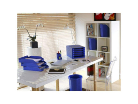EXACOMPTA Corbeille à courrier COMBO MIDI, A4+, bleu royal