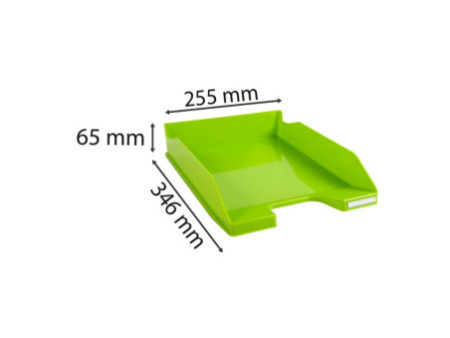 EXACOMPTA Corbeille à courrier COMBO MIDI, A4+, vert anis