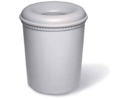 EXACOMPTA Corbeille à papier anti-feu, 15 litres, PP, granit
