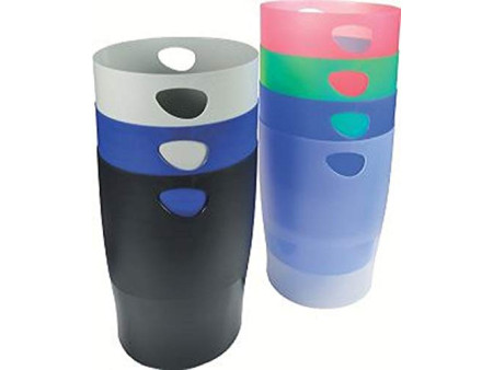 EXACOMPTA Corbeille à papier ECOBIN, 15 litres, blanc