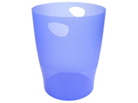 EXACOMPTA Corbeille à papier ECOBIN, 15 litres, bleu glacé