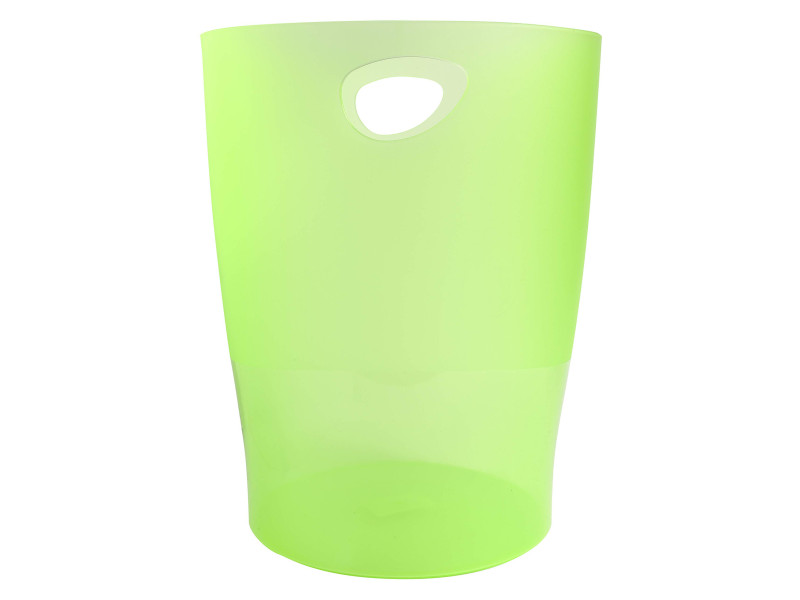 EXACOMPTA Corbeille à papier ECOBIN, 15 litres, vert pomme
