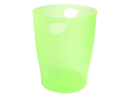 EXACOMPTA Corbeille à papier ECOBIN, 15 litres, vert pomme