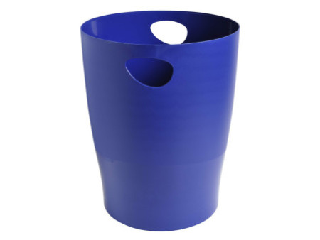 EXACOMPTA Corbeille à papier ECOBIN, PP, 15 litres, bleu