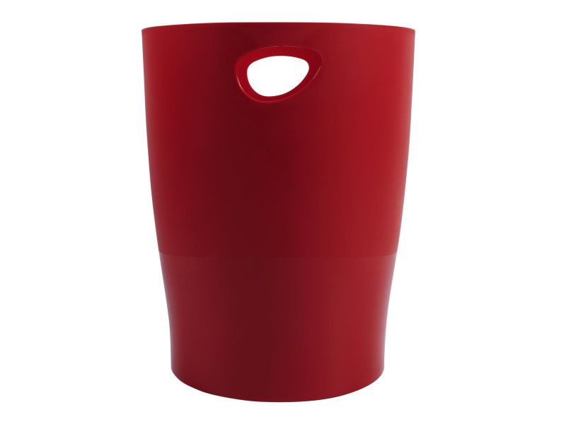 EXACOMPTA Corbeille à papier ECOBIN, 15 litres, rouge carmin