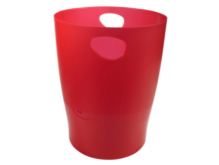 EXACOMPTA Corbeille à papier ECOBIN, 15 litres, rouge carmin