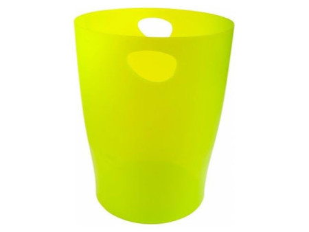 EXACOMPTA Corbeille à papier ECOBIN, 15 litres, vert anis