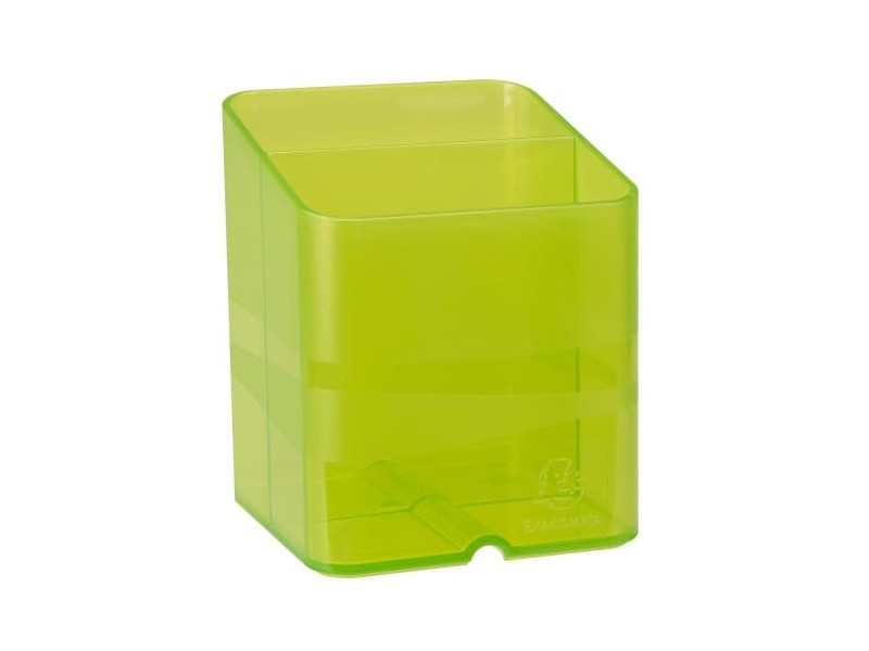 EXACOMPTA Pot à crayons PEN-CUBE, 2 compartiments, vert