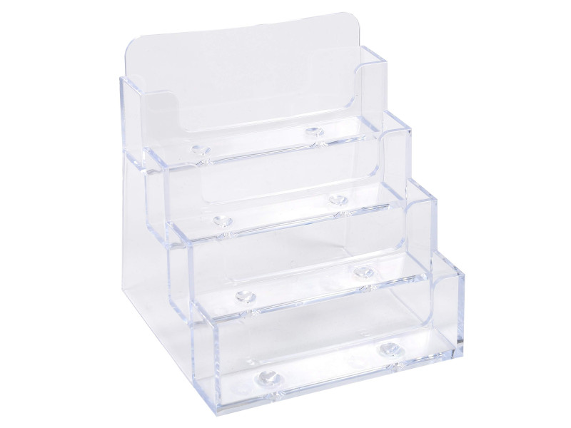 EXACOMPTA Distributeur de cartes de visite, cristal