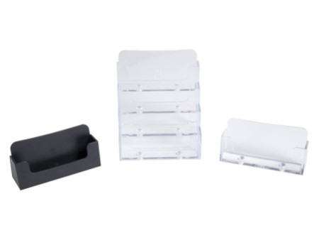 EXACOMPTA Distributeur de cartes de visite, cristal