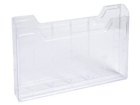 EXACOMPTA Distributeur de prospectus, A4 paysage, cristal
