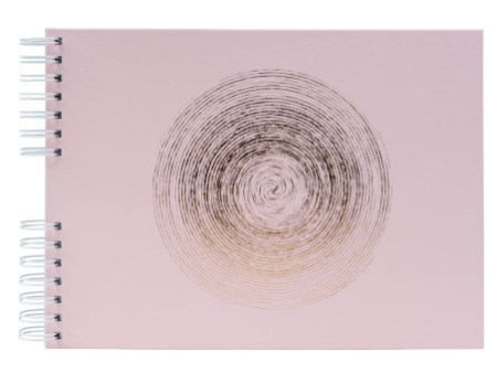 EXACOMPTA Album photos à spirale Ellipse, rose