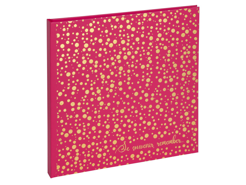 EXACOMPTA Album photos Plum, 250 x 250 mm, framboise/doré