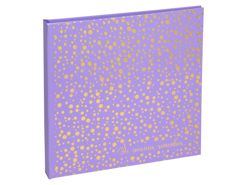 EXACOMPTA Album photos Plum, 250 x 250 mm, violet/doré