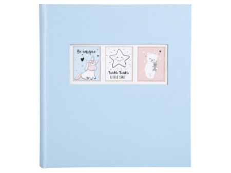 EXACOMPTA Album photos bébé Sweet, 290 x 320 mm, bleu clair
