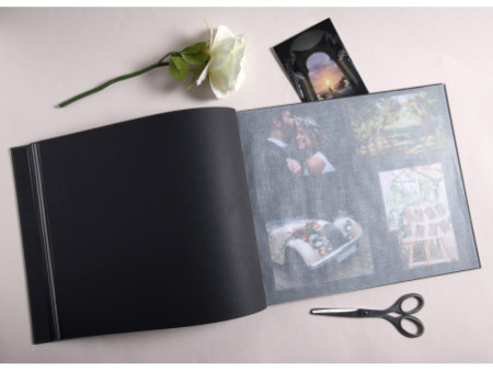 EXACOMPTA Album photos à vis Art, 370 x 290 mm, noir