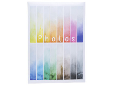 EXACOMPTA Album photos à pochettes Rainbow, 225 x 325 mm