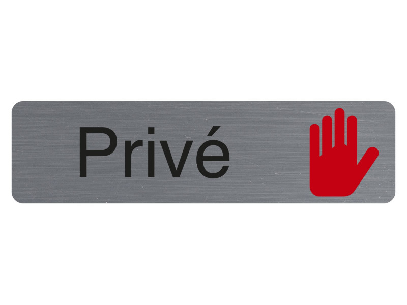 EXACOMPTA Plaque de signalisation 'Privé'