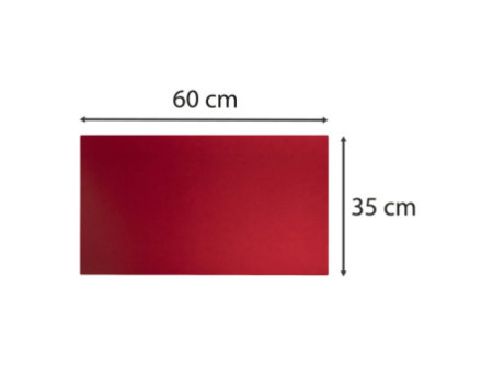 EXACOMPTA Sous-mains, 350 x 600 mm, noir / rouge