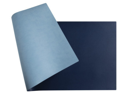 EXACOMPTA Sous-mains, 350 x 600 mm, marine / ciel