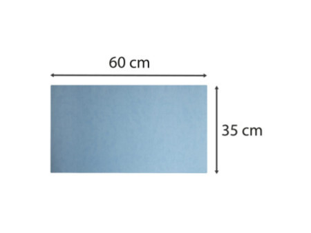 EXACOMPTA Sous-mains, 350 x 600 mm, marine / ciel