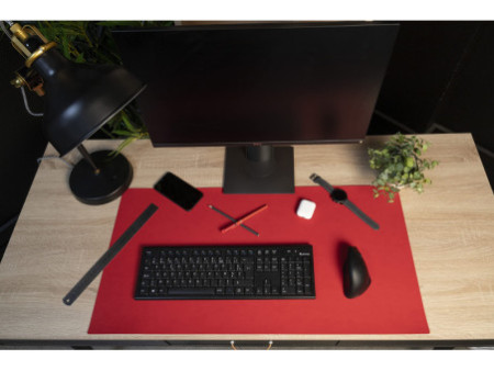 EXACOMPTA Sous-mains, 400 x 800 mm, noir / rouge