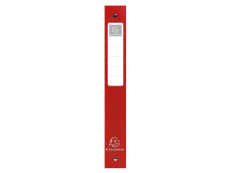 EXACOMPTA Classeur rigide Opaque, PP, A4, 4 anneaux, rouge