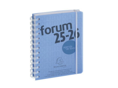 EXACOMPTA Agenda scolaire Forum Linicolor, 2025/2026, bleu