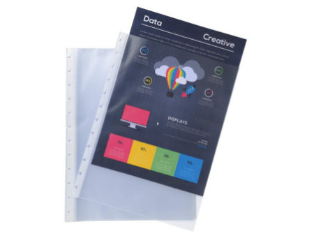 EXACOMPTA Recharge pochettes pour porte-vues amovible, A4