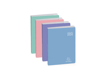 EXACOMPTA Agenda scolaire SOFT HARMONY, 2025/2026, assorti
