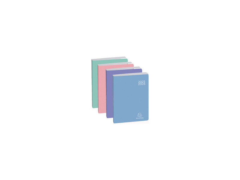 EXACOMPTA Agenda scolaire SOFT HARMONY, 2025/2026, assorti