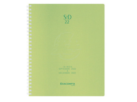 EXACOMPTA Agenda de bureau SAD 22S, 2025/2026, 16 mois