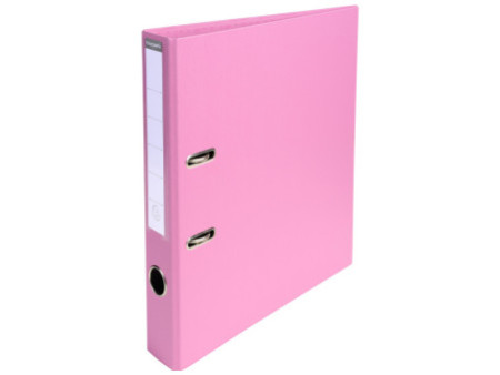EXACOMPTA Classeur à levier PVC Premium, A4, 50 mm, rose