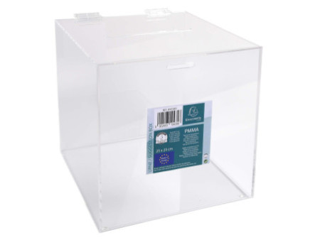 EXACOMPTA Urne, en acrylique, transparent