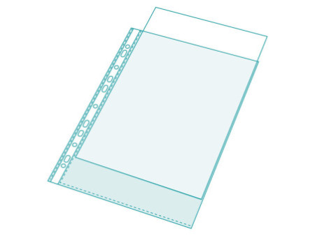 EXACOMPTA Pochette perforée, A4+, PP, transparent lisse